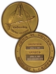 Gold Robbins Medal #15F, Flown on Columbia STS-1 -- Owned by Astronaut Shannon Lucid